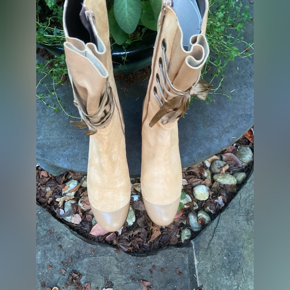 New Peter Kent Italian Suede Boots size EU 39.5 - Picture 7 of 13